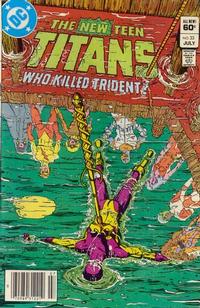Cover Thumbnail for The New Teen Titans (DC, 1980 series) #33 [Newsstand]