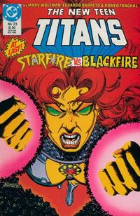 Cover Thumbnail for The New Teen Titans (DC, 1984 series) #23