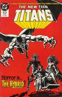 Cover for The New Teen Titans (DC, 1984 series) #24