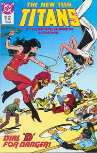 Cover Thumbnail for The New Teen Titans (DC, 1984 series) #45