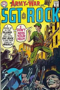 Cover Thumbnail for Our Army at War (DC, 1952 series) #214