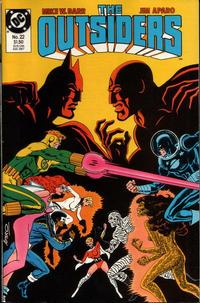 Cover Thumbnail for The Outsiders (DC, 1985 series) #22