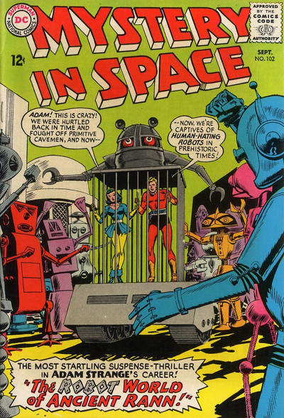 Cover for Mystery in Space (DC, 1951 series) #102