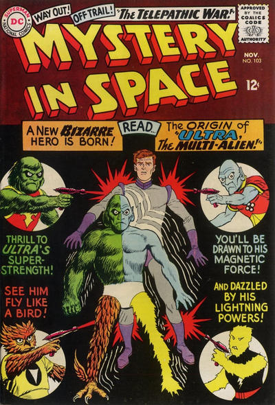 Cover for Mystery in Space (DC, 1951 series) #103