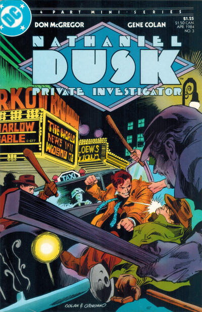 Cover for Nathaniel Dusk (DC, 1984 series) #3