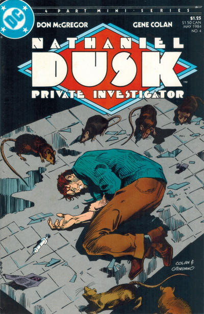 Cover for Nathaniel Dusk (DC, 1984 series) #4