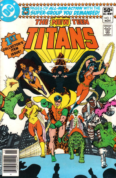 Cover for The New Teen Titans (DC, 1980 series) #1 [Newsstand]