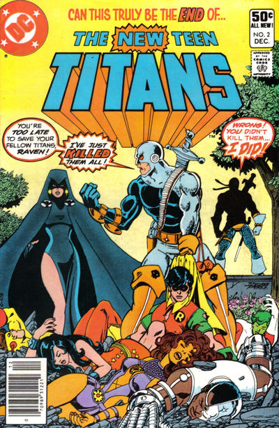 Cover for The New Teen Titans (DC, 1980 series) #2 [Newsstand]