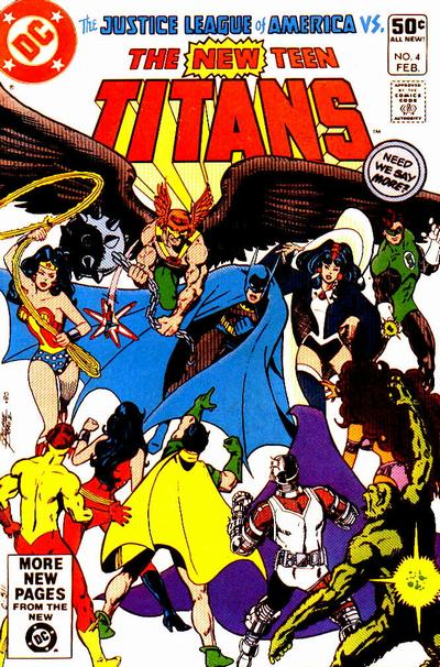 Cover for The New Teen Titans (DC, 1980 series) #4 [Direct]