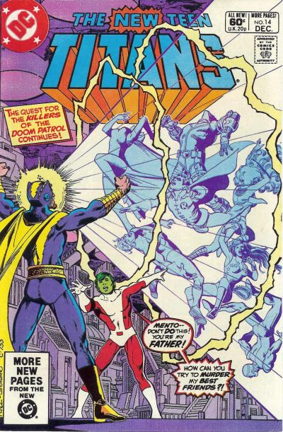 Cover for The New Teen Titans (DC, 1980 series) #14 [Direct]