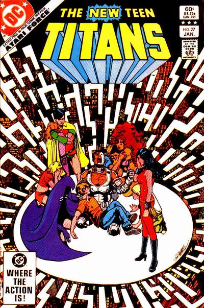 Cover for The New Teen Titans (DC, 1980 series) #27 [Direct]