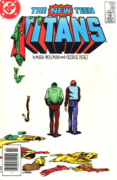 Cover for The New Teen Titans (DC, 1980 series) #39 [Newsstand]