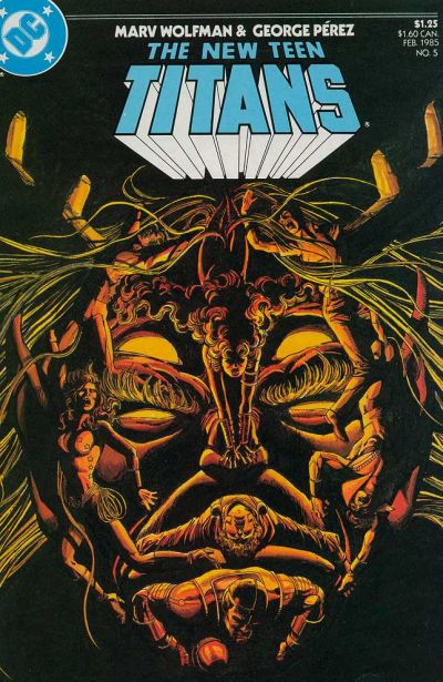 Cover for The New Teen Titans (DC, 1984 series) #5
