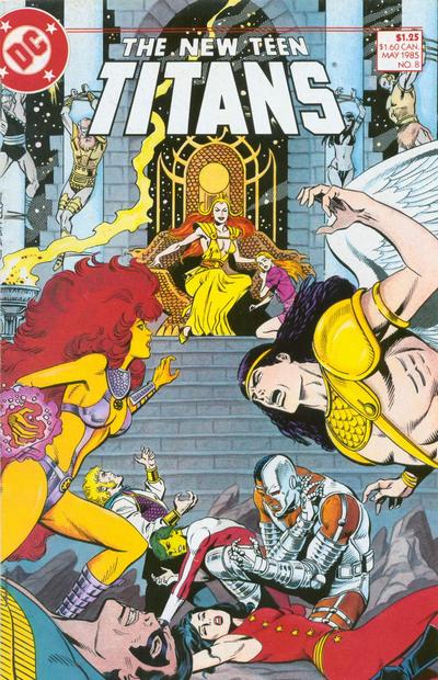 Cover for The New Teen Titans (DC, 1984 series) #8