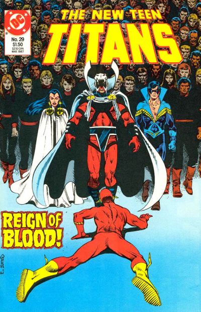 Cover for The New Teen Titans (DC, 1984 series) #29