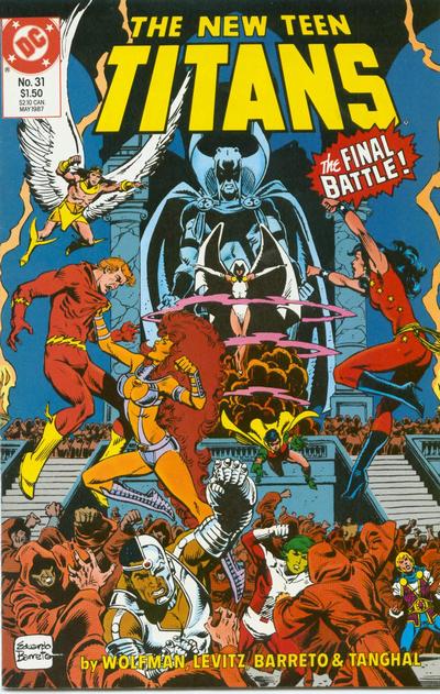 Cover for The New Teen Titans (DC, 1984 series) #31