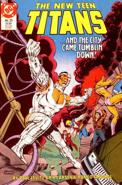 Cover for The New Teen Titans (DC, 1984 series) #33