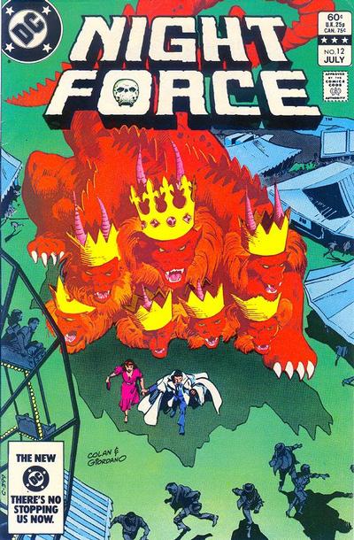 Cover for The Night Force (DC, 1982 series) #12 [Direct]