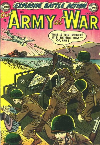 Cover for Our Army at War (DC, 1952 series) #3