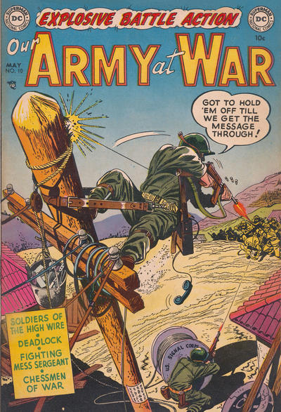 Cover for Our Army at War (DC, 1952 series) #10