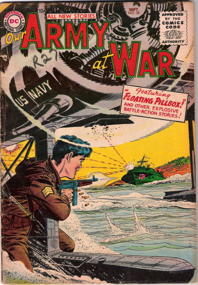 Cover for Our Army at War (DC, 1952 series) #38