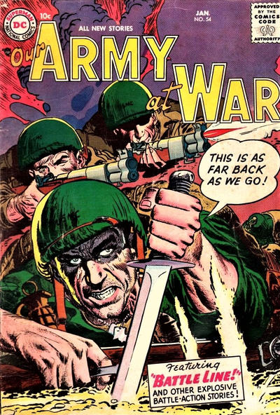 Cover for Our Army at War (DC, 1952 series) #54