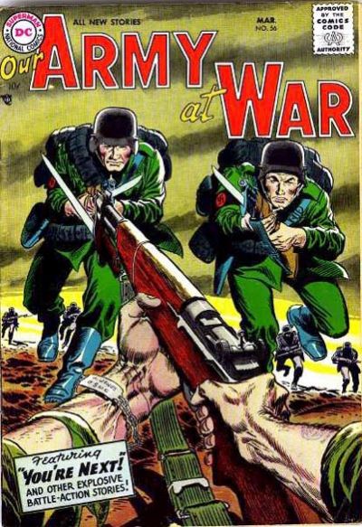 Cover for Our Army at War (DC, 1952 series) #56