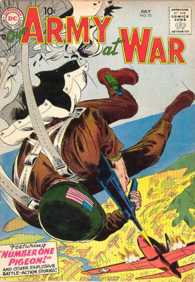 Cover for Our Army at War (DC, 1952 series) #72