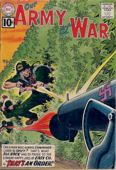 Cover for Our Army at War (DC, 1952 series) #110