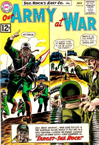 Cover for Our Army at War (DC, 1952 series) #124