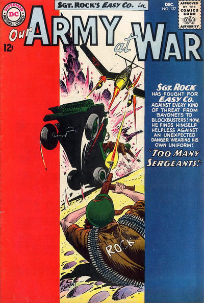 Cover for Our Army at War (DC, 1952 series) #137