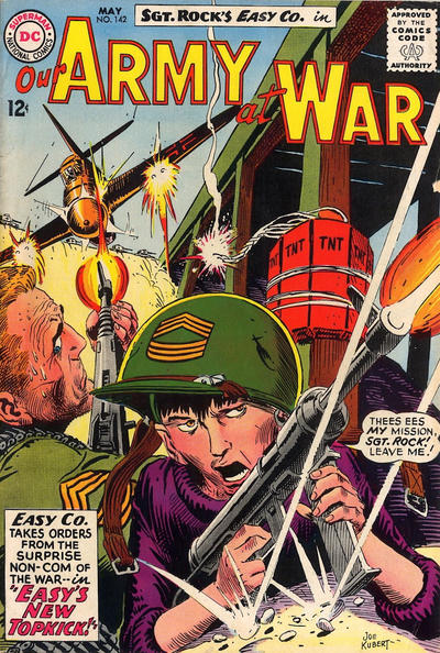 Cover for Our Army at War (DC, 1952 series) #142