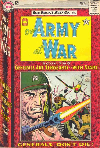 Cover for Our Army at War (DC, 1952 series) #148