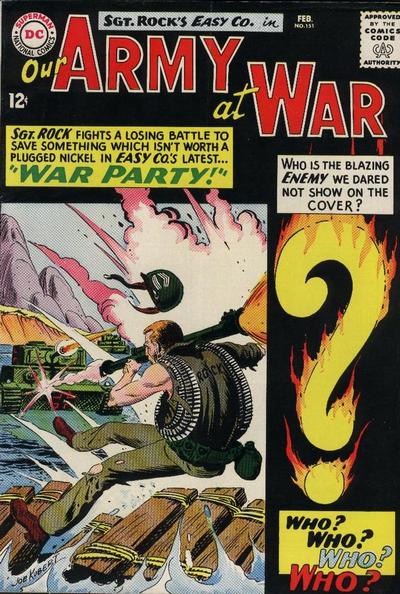Cover for Our Army at War (DC, 1952 series) #151