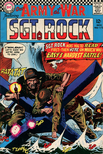 Cover for Our Army at War (DC, 1952 series) #173