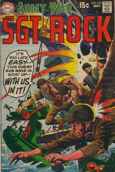 Cover for Our Army at War (DC, 1952 series) #210