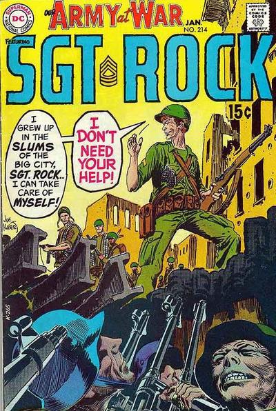 Cover for Our Army at War (DC, 1952 series) #214