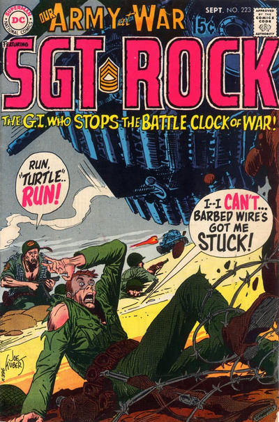 Cover for Our Army at War (DC, 1952 series) #223