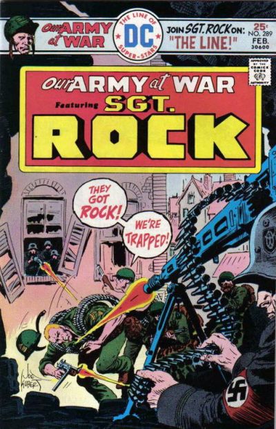 Cover for Our Army at War (DC, 1952 series) #289