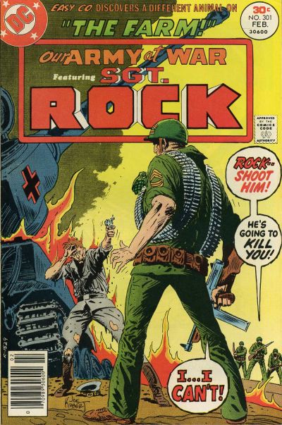 Cover for Our Army at War (DC, 1952 series) #301