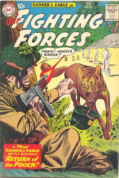 Cover for Our Fighting Forces (DC, 1954 series) #58