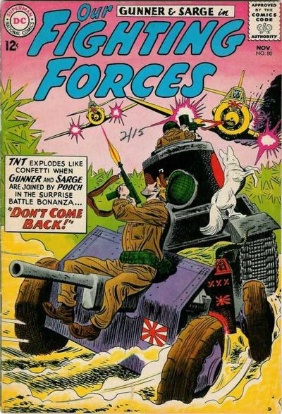 Cover for Our Fighting Forces (DC, 1954 series) #80