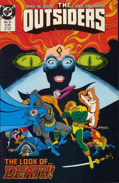 Cover for The Outsiders (DC, 1985 series) #21