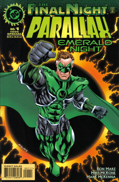 Cover for Parallax: Emerald Night (DC, 1996 series) #1