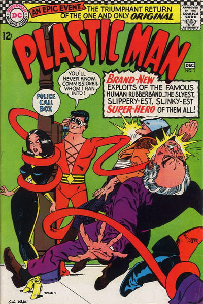 Cover for Plastic Man (DC, 1966 series) #1