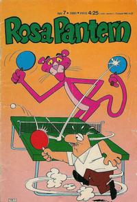 Cover Thumbnail for Rosa Pantern (Semic, 1973 series) #7/1980