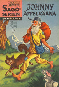 Cover Thumbnail for Sagoserien (Illustrerade klassiker, 1957 series) #28 - Johnny Äppelkärna