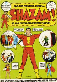 Cover Thumbnail for Shazam! (Williams Förlags AB, 1974 series) #5/1974