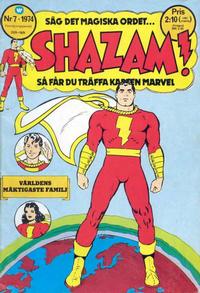 Cover Thumbnail for Shazam! (Williams Förlags AB, 1974 series) #7/1974