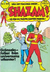 Cover Thumbnail for Shazam! (Williams Förlags AB, 1974 series) #9/1974